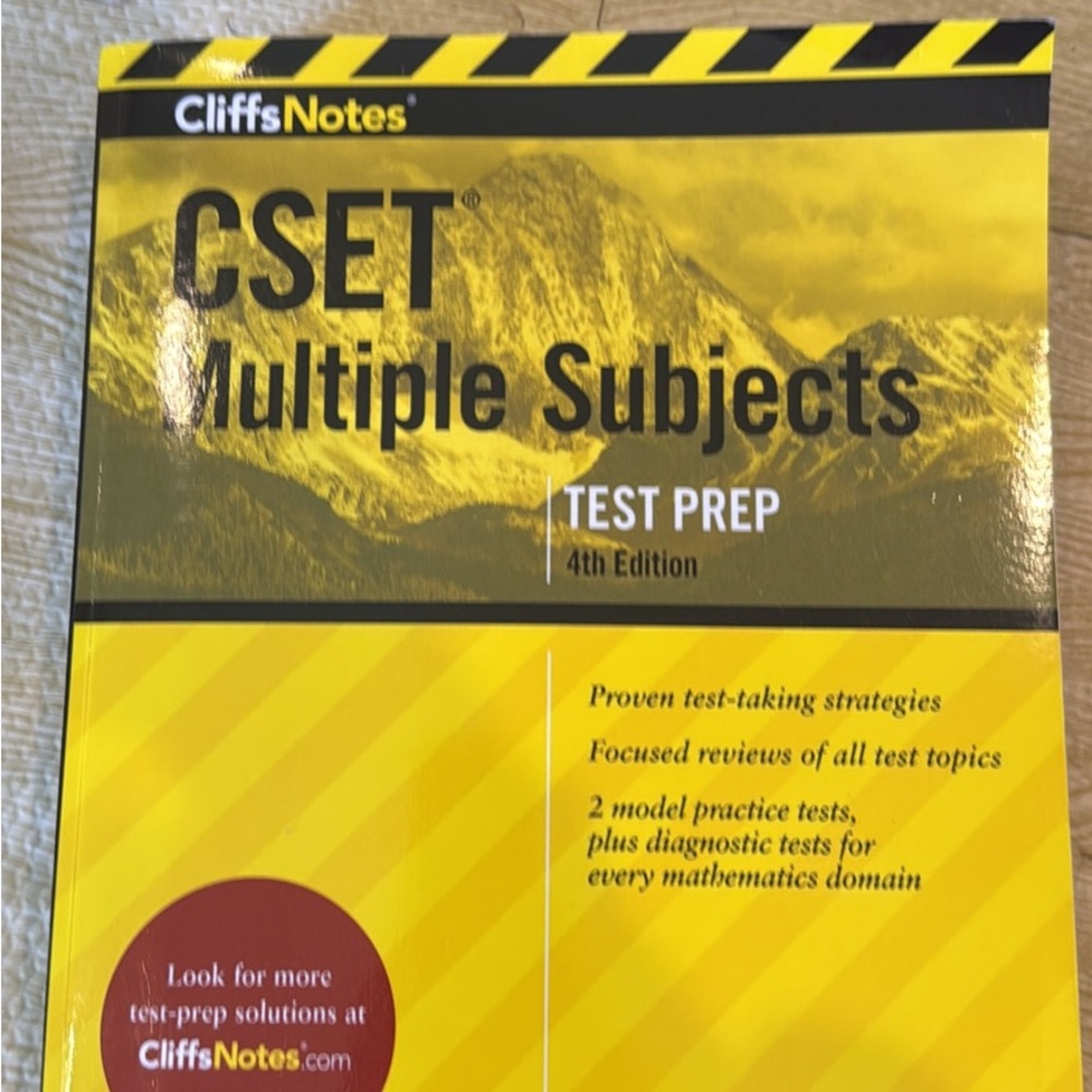 CSET multiple subject book